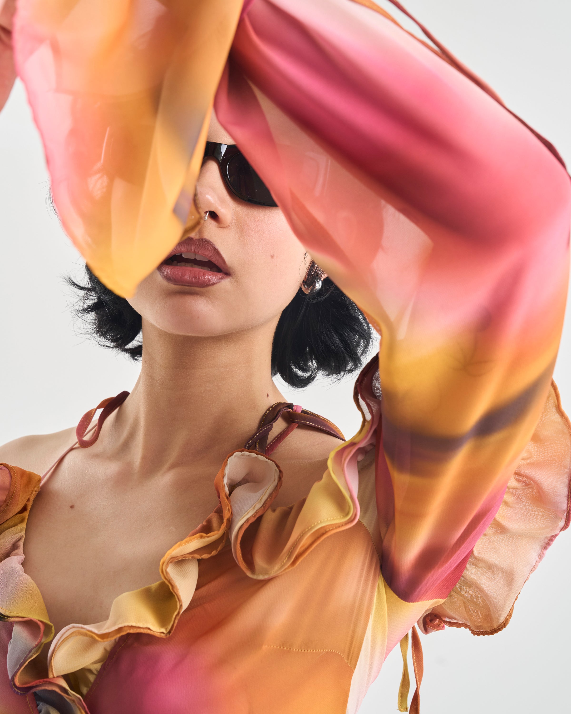 Sun Spot Wrap and Tie Shirt